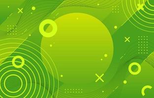 Green Geometric Concept vector