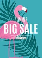 Abstract Summer Sale Background. Vector Illustration