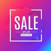 Sale and discount promo backgrounds with abstract pattern. Vector Illustration