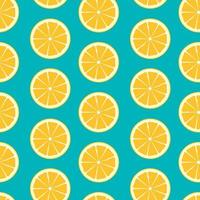 Abstract Citrus Seamless Pattern Background Vector Illustration