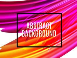 Abstract spectrum brush strokes Textured Art Frame Background. Vector Illustration