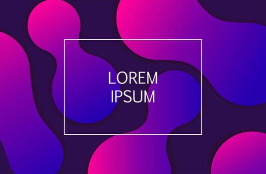 Abstract Minimal Gradient  shapes geometric background. Vector Illustration