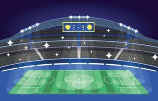 Stadium Soccer Background vector