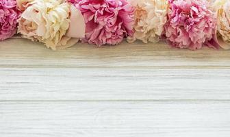 Background with peonies photo