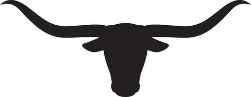 Loghorn Bull Head vector