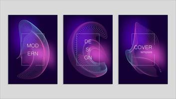 plantilla de diseño de portada de vector abstracto mínimo. futuro fondo degradado geométrico. Plantillas vectoriales para carteles, pancartas, folletos, presentaciones e informes.