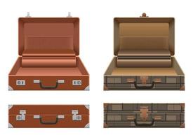 Suitcase set vector design illustration isolated on white background