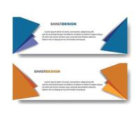 banner de web de diseño de papel plegable. caja a cuadros vector