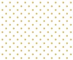 Gold polka dots background vector