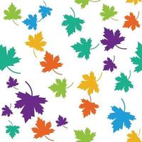 Maple leaf seamless vector illustration