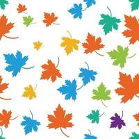 Maple leaf seamless vector illustration