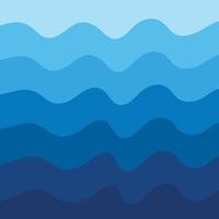 Abstract Water wave design background vector