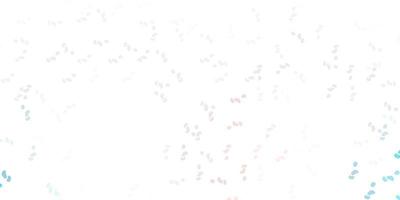 Light pink, green vector pattern with abstract shapes.