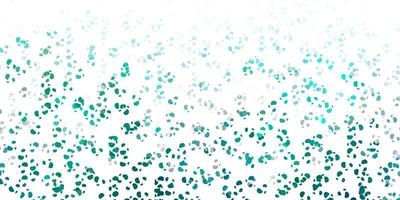 Light blue, green vector background with random forms.