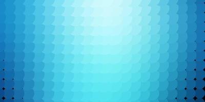 Light BLUE vector template with circles. Modern abstract illustration with colorful circle shapes. Pattern for wallpapers, curtains.