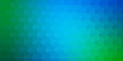 textura de vector azul claro, verde con líneas. diseño abstracto degradado en estilo simple con líneas nítidas. patrón para folletos, folletos.