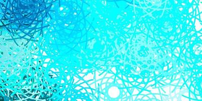 Light BLUE vector texture with memphis shapes.
