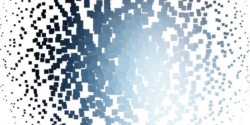 Light BLUE vector background in polygonal style. Abstract gradient illustration with rectangles. Modern template for your landing page.