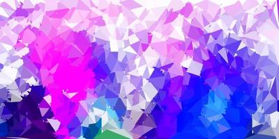 Dark multicolor vector abstract triangle texture.