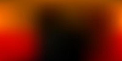 Dark Orange vector gradient blur pattern.