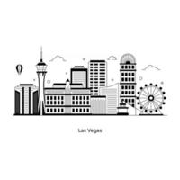 Las Vegas State vector