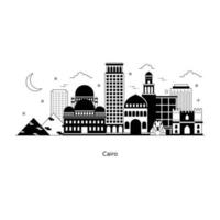 Cairo Capital of Egypt vector