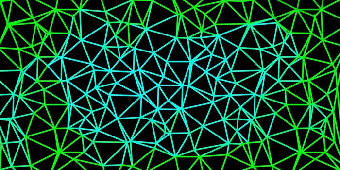 Light green vector gradient polygon layout.