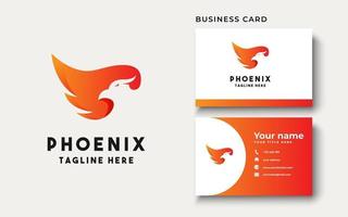 Inspiración para el diseño del logotipo de Phoenix, ilustración vectorial vector