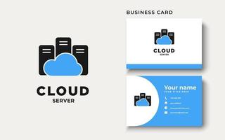 Cloud Server Logo Design Inspiration vector