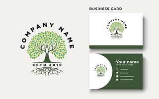 Root Of The Tree Logo Design Inspiration vector