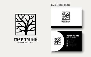 Tree Trunk Logo Design Inspiration vector