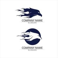 Falcon Logo Template vector eagle logo head animal vector