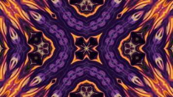 Abstract Colorful Symmetric Kaleidoscope video