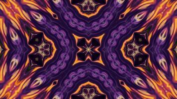 Abstract Colorful Symmetric Kaleidoscope video