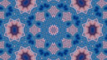 abstracte kleurrijke symmetrische caleidoscoop video
