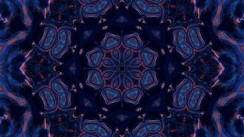 Abstract Colorful Symmetric Kaleidoscope