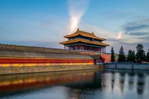 Divine Might gate of Forbidden city, Beijing, China photo