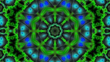 caleidoscopio simétrico colorido abstracto