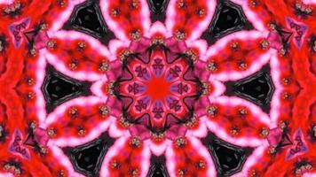 Abstract Colorful Symmetric Kaleidoscope video