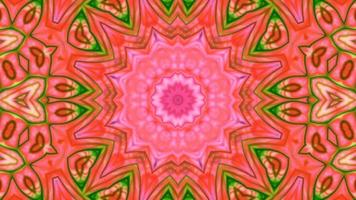 Abstract Colorful Symmetric Kaleidoscope video