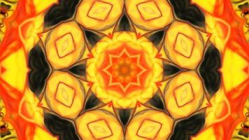 Abstract Colorful Symmetric Kaleidoscope video