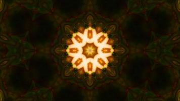 Colorful Symmetric Kaleidoscope Movement video