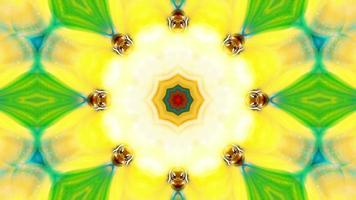 Colorful Symmetric Kaleidoscope Movement video