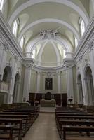 Acquasparta, Italy 2020- Interior of the cathedral of Santa Cecilia in the town of Acquasparta photo