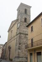 Acquasparta, Italy 2020- Cathedral of Santa Cecilia in the town of Acquasparta photo