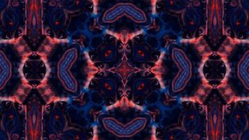 Colorful Symmetric Kaleidoscope Movement video