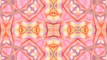 Colorful Symmetric Kaleidoscope Movement video