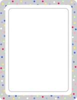 Empty grey vertical frame banner template vector