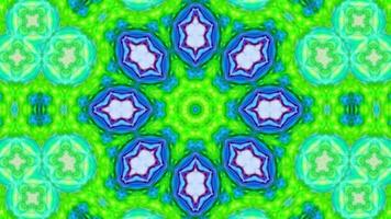 Colorful Symmetric Kaleidoscope Movement video