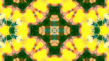 Colorful Symmetric Kaleidoscope Movement video